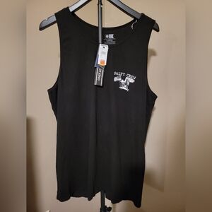 Salty Crew Men's Black Graphic Tank